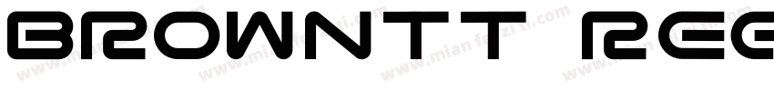 BrownTT Regular字体转换